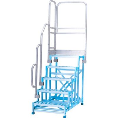 アルインコ 作業台CSBCー5106S用 正面付片手すりセット CSBT516BL 1セット 694-4899（直送品）