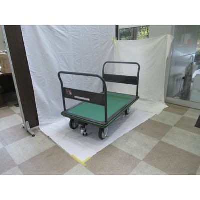 トラスコ中山 TRUSCO ハイグレード運搬車 固定ハンドル 両袖型 1200X750 ストッパー付き 503SEBNA 1台（直送品）