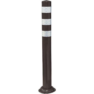 積水 車線分離標 ポールコーンCITY R コンクリート接着用(スチールスペーサータイプ) PCCTRー65DBWーSN ダークブラウン（直送品）