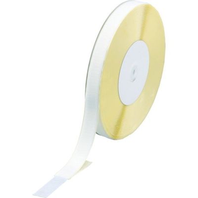 クラレ マジックテープ フック(オス側)糊付 A8693Yー71 25MM×25M PL 白 A8693Y-25-25-PL-00001（直送品）