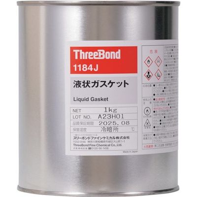 スリーボンド THREEBOND 液状ガスケット TB1184J 3kg(1184JC) TB1184J-3 1缶 552-9782（直送品）