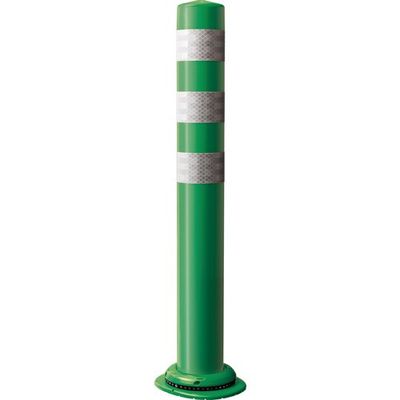 積水樹脂 積水 車線分離標 ポールコーンCITY R 接着式 PCCTRー100GWーN 緑 PCCTR-100GW-NT-T6 1本（直送品）