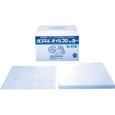 エム・エーライフ 油吸着材 タフネルオイルブロッター マット状 650x650mm厚さ4mm (118枚入) BL-65T（直送品）
