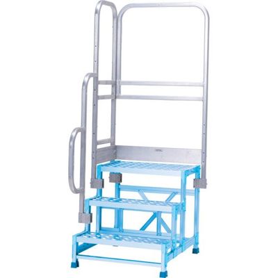 アルインコ 作業台CSBCー366S用 正面付片手すりセット CSBT36BL 1セット 694-4902（直送品）