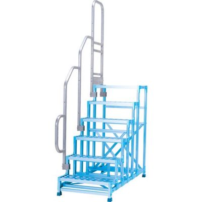 アルインコ 作業台片側手すり(左右兼用) CSBC6126・6128用 CSBT61DL 1セット 694-4909（直送品）