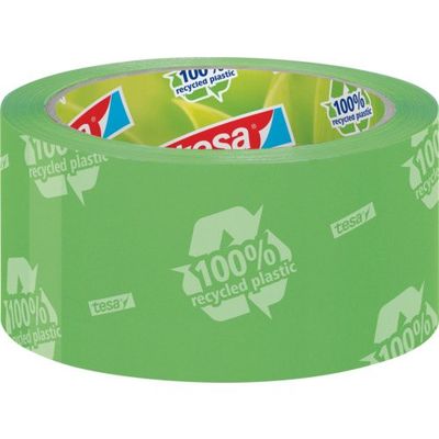 テサテープ tesa テサパック エコ&ストロング 58156 グリーン 50mm×66m 58156-50-66 1巻 700-0927（直送品）