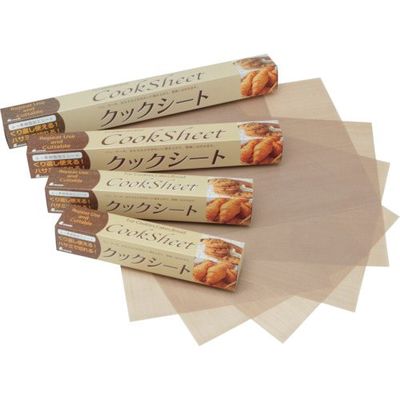chukoh フッ素樹脂クッキングシート 370×520 化粧箱(10枚入) FGF-370X520 1セット(50枚:10枚×5箱)（直送品）