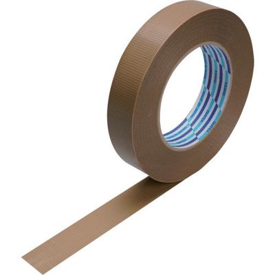 ダイヤテックス パイオラン 梱包用テープ 25mm×50m ベージュ K-10-BE 25MMX50M 1セット(60巻) 567-0954（直送品）