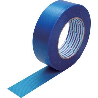 ダイヤテックス パイオラン 梱包用テープ 38mm×50m ブルー K-10-BL 38MMX50M 1セット(48巻) 567-0941（直送品）