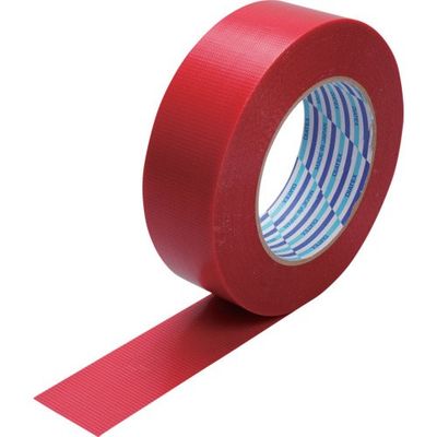 ダイヤテックス パイオラン 梱包用テープ 38mm×50m レッド K-10-RE 38MMX50M 1セット(48巻) 567-2500（直送品）