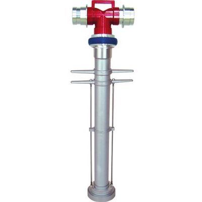 岩崎製作所 IWA 地下式消火栓用 アルミ製 引上式スタンドパイプ 双口離脱型 10H-SR6510A 1本 509-4442（直送品）