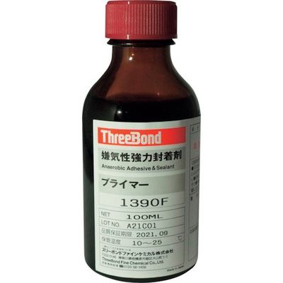 スリーボンド THREEBOND 嫌気性封着剤用硬化促進剤 TB1390F 100ml(1390FL) TB1390F-100 1本（直送品）