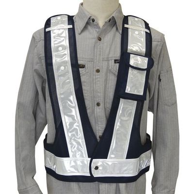 ミズケイ 多機能ベストIU付(紺/白) 3004000 1枚 530-1388（直送品）