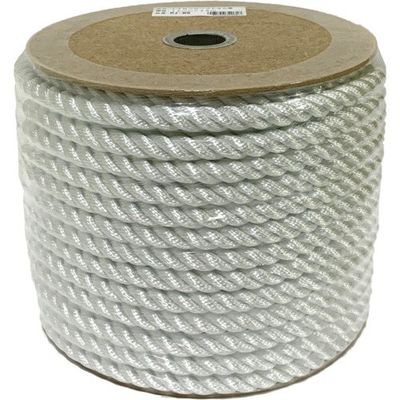 ユタカメイク ロープ ナイロン3ッ打ロープドラム巻 12mm×45m PRJ-N6 1巻 655-9809（直送品）