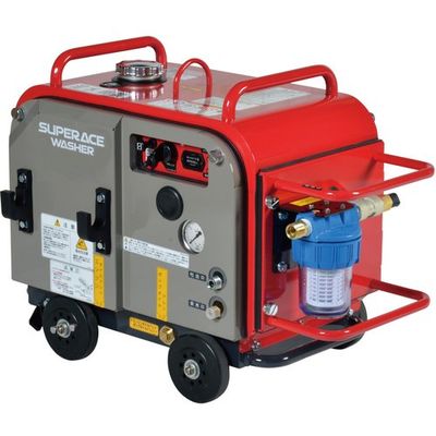 スーパー工業 エンジン式高圧洗浄機 SEVー2108SSR 防音タイプ(ラインストレーナー付) 1台 668-4049（直送品）