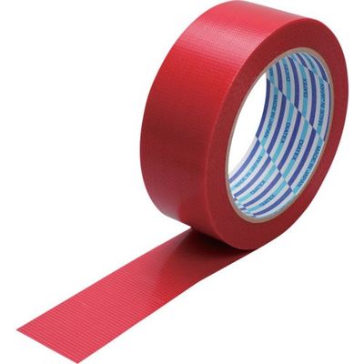 ダイヤテックス パイオラン 梱包用テープ 38mm×25m レッド K-10-RE 38MMX25M 1セット(48巻) 567-0963（直送品）