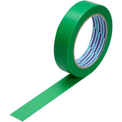 ダイヤテックス パイオラン 梱包用テープ 25mm×25m グリーン K-10-GR 25MMX25M 1セット(60巻) 567-0971（直送品）