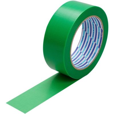 ダイヤテックス パイオラン 梱包用テープ 38mm×25m グリーン K-10-GR 38MMX25M 1セット(48巻) 567-0933（直送品）