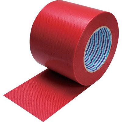 ダイヤテックス パイオラン 梱包用テープ 100mm×50m レッド K-10-RE 100MMX50M 1セット(18巻)（直送品）