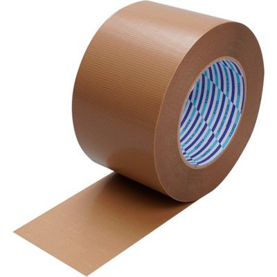 ダイヤテックス パイオラン 梱包用テープ 75mm×50m ベージュ K-10-BE 75MMX50M 1セット(24巻) 567-0976（直送品）