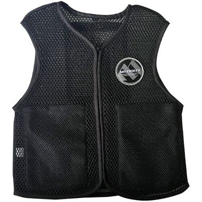 ミズケイ ポケット付きハニカムメッシュベスト「快風」<ブラック>Mサイズ 5941231 1枚 477-6355（直送品）