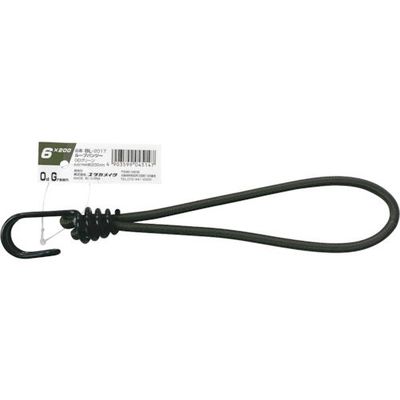 ユタカメイク ゴム ループバンジー 6mm×200mm OD BL-2017 1セット(5本) 569-1254（直送品）