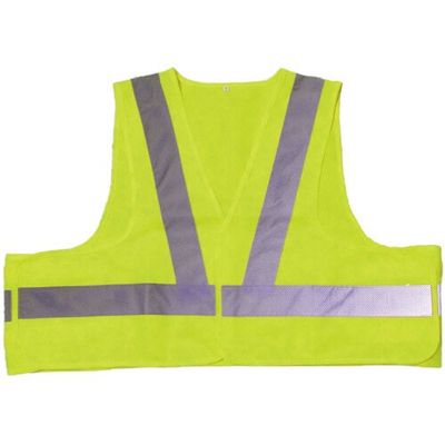 ミズケイ JIS規格ショート丈ベスト イエロー 3120005 1枚 530-1355（直送品）