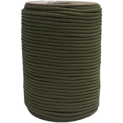 ユタカメイク ゴム タイトゴムロープボビン巻 4.5φ×100m ODグリーン RT-50 1巻 595-2392（直送品）