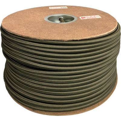 ユタカメイク ゴム タイトゴムロープドラム巻 9φ×150m ODグリーン PRT-55 1巻 595-2393（直送品）