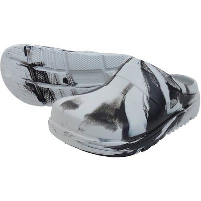 喜多 柔らかいリカバリーサンダル(サボタイプ) EVAラバー グレーマーブル M(24.5~25.0) SK4910-GYM-M 1足（直送品）