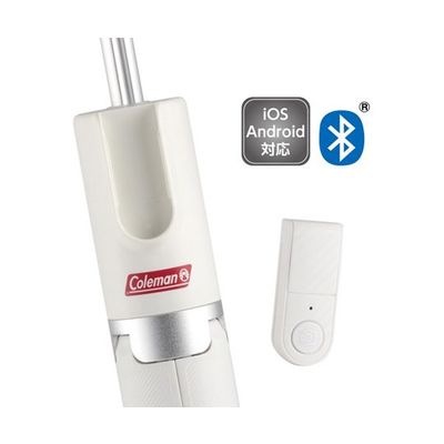 ベルボン Velbon(ベルボン) Coleman セルフィースタンド ロング ホワイト CVSSLWT 1個 65-9087-91（直送品）