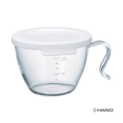 HARIO ガラスのレンジスープカップ 1ケース(24個) XSCS-1-W 68-5182-30（直送品）