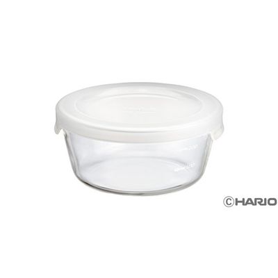 HARIO 耐熱ガラス製保存容器・丸300 1ケース(36個) MST-30-TW 68-5182-31（直送品）