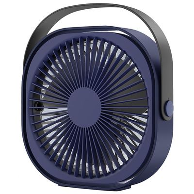 Trimate USB充電式デスクファン 卓上扇風機 ネイビー AFF-DSF001-NV 1個 68-5769-98（直送品）