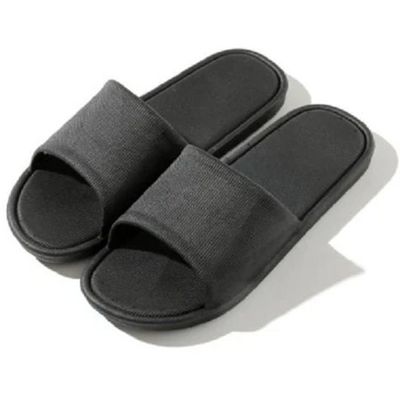 Trimate 滑り止め付きスリッパ ブラック 23~24cm TR-SSP001-GR 1個 69-3003-42（直送品）