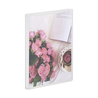 ハクバ写真産業 ハクバ Pポケットアルバム CP Lサイズ 40枚収納 ピンクローズ APCPL40PKR 1冊 69-3008-78（直送品）