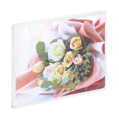 ハクバ写真産業 ハクバ Pポケットアルバム CP 2Lサイズ 横 20枚収納 ローズブーケ APCPY2LRBQ 1冊 69-3008-93（直送品）