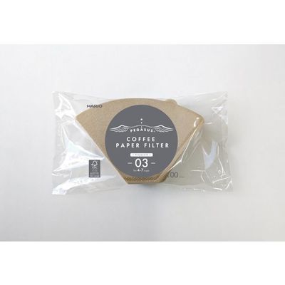 ペガサスコーヒーペーパーフィルター 03M 1ケース(100枚×10袋入) PEF-03-100M-BOX 1ケース(1000枚)（直送品）