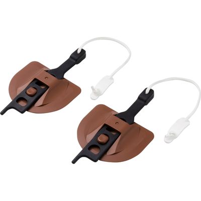 エレコム キャスターストッパー/耐荷重80kg TS-F013BR 1セット（2個入り）（直送品）