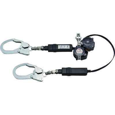 サンコー タイタン リブラ ロック装置付巻取器 タイプ1ランヤード ダブル (墜落制止用器具) HL-MW 1本 160-5565（直送品）