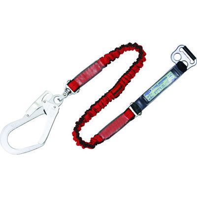 藤井電工 TSUYORON 胴ベルト型用ランヤード ノビロン 赤 TBL-AB-NV593SV-RE-N-BP 1本 163-1940（直送品）