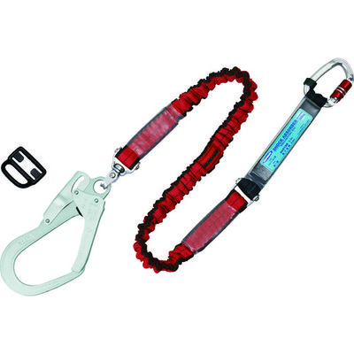 TSUYORON フルハーネス用ランヤード シングルランヤード 伸縮式ノビロン(RE) THL-NV93SV-21KS-RE-R23-BP（直送品）