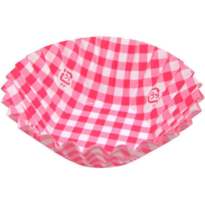 セイコー OPPフレアラミケース7F チェック柄ピンク 9101072015 1包：10本（1本500枚入）（直送品）