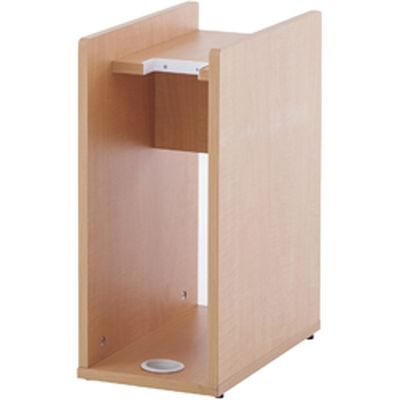 【軒先渡し】ニシキ工業 杖置き付き荷物置き ブラウン 24-7967-00 1台（直送品）