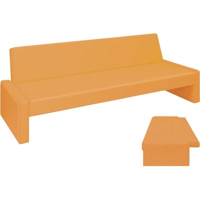 【軒先渡し】高田ベッド ベンチベッド ライムグリーン 24-7318-0118 1台（直送品）