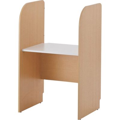 【軒先渡し】松吉医科器械 採血テーブル ナチュラル 24-7554-01 1台（直送品）