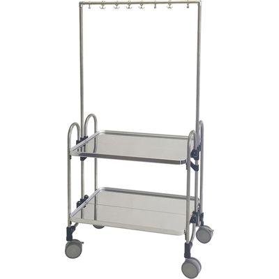 点滴バー付折りたたみ式ワゴン 24-7768-00 トクヤマ（直送品）