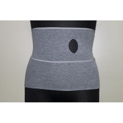 ミムロ 備長炭腹帯サポーター グレー 24-7496-00 1セット(5枚)（直送品）