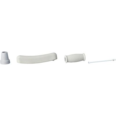 ホスピタル松葉杖 交換用足ゴム グレー 24-7843-10 1セット（10個） 松吉医科器械（直送品）