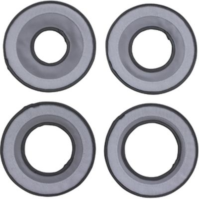 ミムロ 変えるくんストーマベルト用開口リング ブラック 24-7493-11 1セット(5本)（直送品）